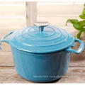 cast iron casserole pot enamel coating